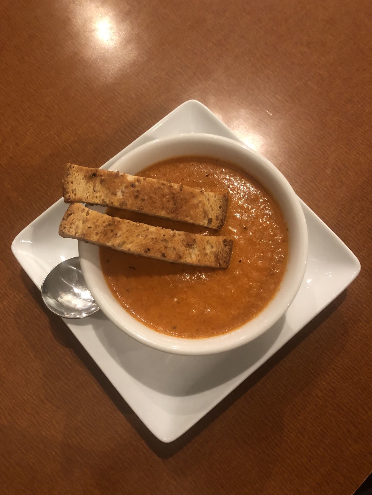 Red pepper Gouda soup